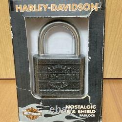 Harley-Davidson NOSTALGIC BAR & SHIELD PADLOCK with Key3 2.8x4.3x0.8 17.63oz
