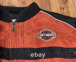 Harley Davidson Nylon #1 Racing Bar/Shield Motorcycle Jacket Men' 2XL 98553-15VM