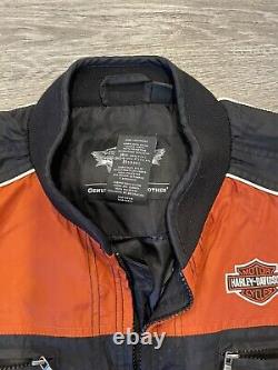 Harley Davidson Nylon Jacket Moto Ride BAR & SHIELD 98553-15VM Size XL