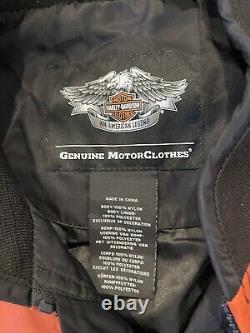 Harley Davidson Nylon Jacket Moto Ride BAR & SHIELD 98553-15VM Size XL