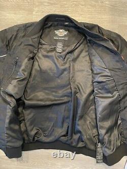 Harley Davidson Nylon Jacket Moto Ride BAR & SHIELD 98553-15VM Size XL