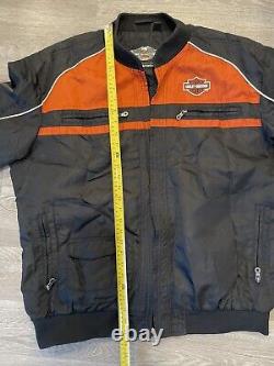 Harley Davidson Nylon Jacket Moto Ride BAR & SHIELD 98553-15VM Size XL