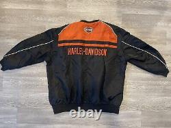 Harley Davidson Nylon Jacket Moto Ride BAR & SHIELD 98553-15VM Size XL