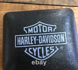 Harley Davidson Pendent Gold 10K Stone Amethyst Bar & Shield Stamper Necklace