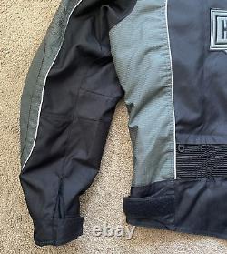 Harley Davidson Riding Gear Bar Shield Mesh Armor Bomber Reflective Jacket 2XL