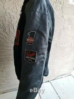 Harley Davidson Riding Gear Mesh Biker Motorcycle Jacket Bar Shield Logo Mens XL