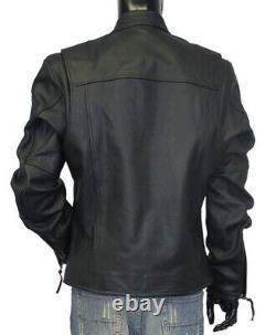 Harley Davidson SMALL STOCK Heavy Leather Jacket Bar & Shield 98112-06VW NWOT