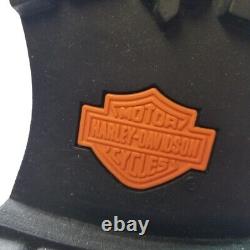 Harley Davidson Sentry harness embroidered eagle bar shield biker boots mens 8