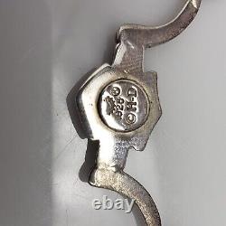 Harley Davidson Shield Logo Sterling Silver Bar Link Necklace 16