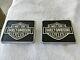 Harley Davidson Shovelhead Nos Saddlebag Guard Rail Bar & Shield Badges90951-79