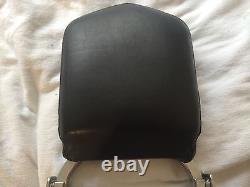 Harley Davidson Sissy Bar Backrest Chrome Bar & Shield with Pad