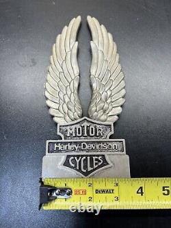 Harley Davidson Sissy Bar Insert Eagle Wings & Shield Shovel head Panhead AMF