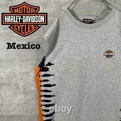 Harley Davidson Sleeveless Embroidery Logo Taidai Bar And Shield Ash