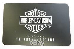 Harley-Davidson Stainless Steel Bar & Shield Bracelet by Thierry-Martino Jewelry