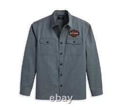 Harley-Davidson Stormy Weather Men's Bar & Shield Shirt 96132-23VM 2XL
