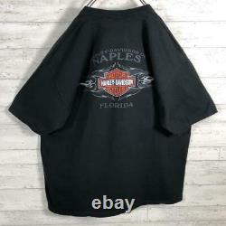 Harley Davidson T-Shirt Made In Usa Bar Shield Eagle Deca Logo