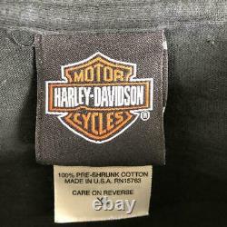 Harley Davidson T-Shirt Made In Usa Bar Shield Eagle Deca Logo