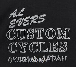 Harley-Davidson T-Shirt Vintage 80s Men's XL Okinawa Japan Bar Shield Logo