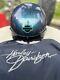 Harley Davidson Teal Photochromic Bar & Shield Half Helmet Size Xs Rare Find