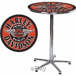 Harley-Davidson Winged Bar & Shield Bar Table- 41inH