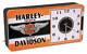 Harley-davidson Winged Bar & Shield Led Vintage Ad Metal Clock Hdl-16641