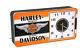 Harley-davidson Winged Bar & Shield Led Vintage Ad Metal Clock Hdl-16641