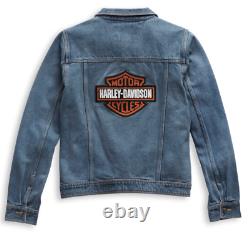 Harley-Davidson Women's Bar & Shield Logo Denim Jacket 98405-21vw
