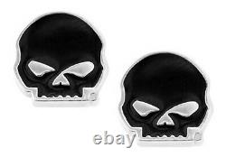 Harley-Davidson Women's Bar & Shield/Skull Stud Earrings Set 3 Styles