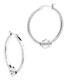 Harley-davidson Women's Bling Bar & Shield Hoop Earrings Sterling Silver