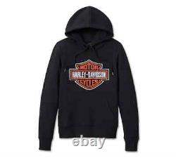 Harley-Davidson Women's Custom Bar & Shield Pullover Hoodie 99011-23vwith002L