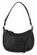 Harley-davidson Women's Flat Studded Bar & Shield Leather Hobo Bag Black