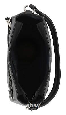 Harley-Davidson Women's Flat Studded Bar & Shield Shopper Hobo Bag Black