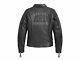 Harley Davidson Women's Heritage Braided Bar&shield Leather Jacket 98064-13vw 1w