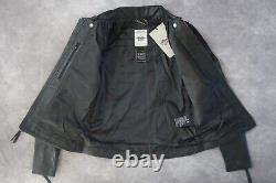 Harley Davidson Women's Heritage Braided Bar&Shield Leather Jacket L 98064-13VW