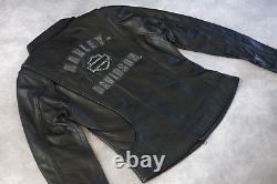 Harley Davidson Women's Heritage Braided Bar&Shield Leather Jacket M 98064-13VW