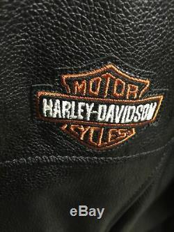 Harley Davidson Women's Leather Bar And Shield Leather Riding Jacket XL
