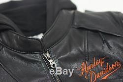 Harley Davidson Women's MOXIE Bar&Shield Leather Jacket 3 in 1 Hood 98003-11VW S
