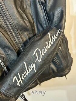 Harley Davidson Women's Miss Enthusiast Bar & Shield Leather Jacket M 98134-17VW