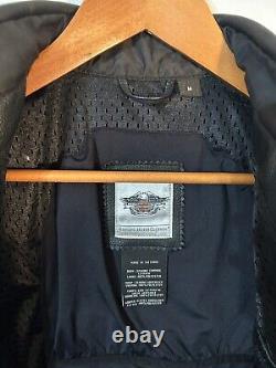 Harley Davidson Women's Miss Enthusiast Bar & Shield Leather Jacket M 98134-17VW