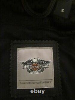 Harley Davidson Women's Miss Enthusiast Bar&Shield Leather Jacket Size Small