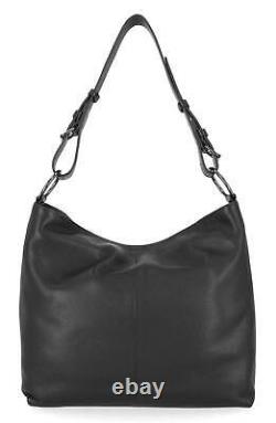 Harley-Davidson Women's Rebel Pebble Bar & Shield Bucket HOBO Purse, Black