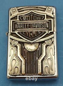 Harley Davidson Zippo Lighter Surprise RIDE Flaming Bar & Shield Barret Smythe