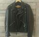 Harley Davidson Leather Jacket M Black Basic Skins Bar Shield, Rare Classic Usa