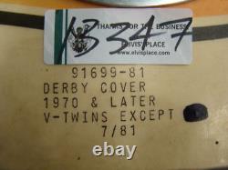 Harley FXR FL Big Twin derby cover 91699-81 Shovelhead Bar Shield Eagle EP13347