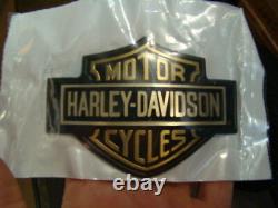 Harley FXR FXRT FXRP FXRD Bar & Shield tank emblems 14072-86 x 2 NEW EP13891B