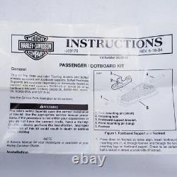 Harley Genuine Passenger Footboard Crest Bar Shield Logo Step Kit