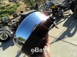 Harley Late Model 8 Round Bar and Shield Air Cleaner, EXCELLENT