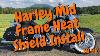 Harley Mid Frame Heat Deflector Install In 4k