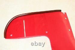 Harley Panhead Shovelhead Beaded Windshield Lower Window Stamped Bar Shield NOS