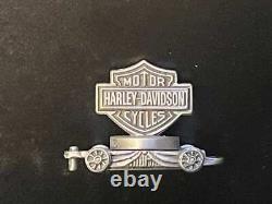 Harley Pewter Mini Train Boxcar 2001 Starter Eagle 2002 Oil Can Bar & Shield